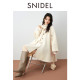 SNIDEL2025秋冬新品甜美蝴蝶结双面呢羊毛外套毛呢大衣SWFC254317