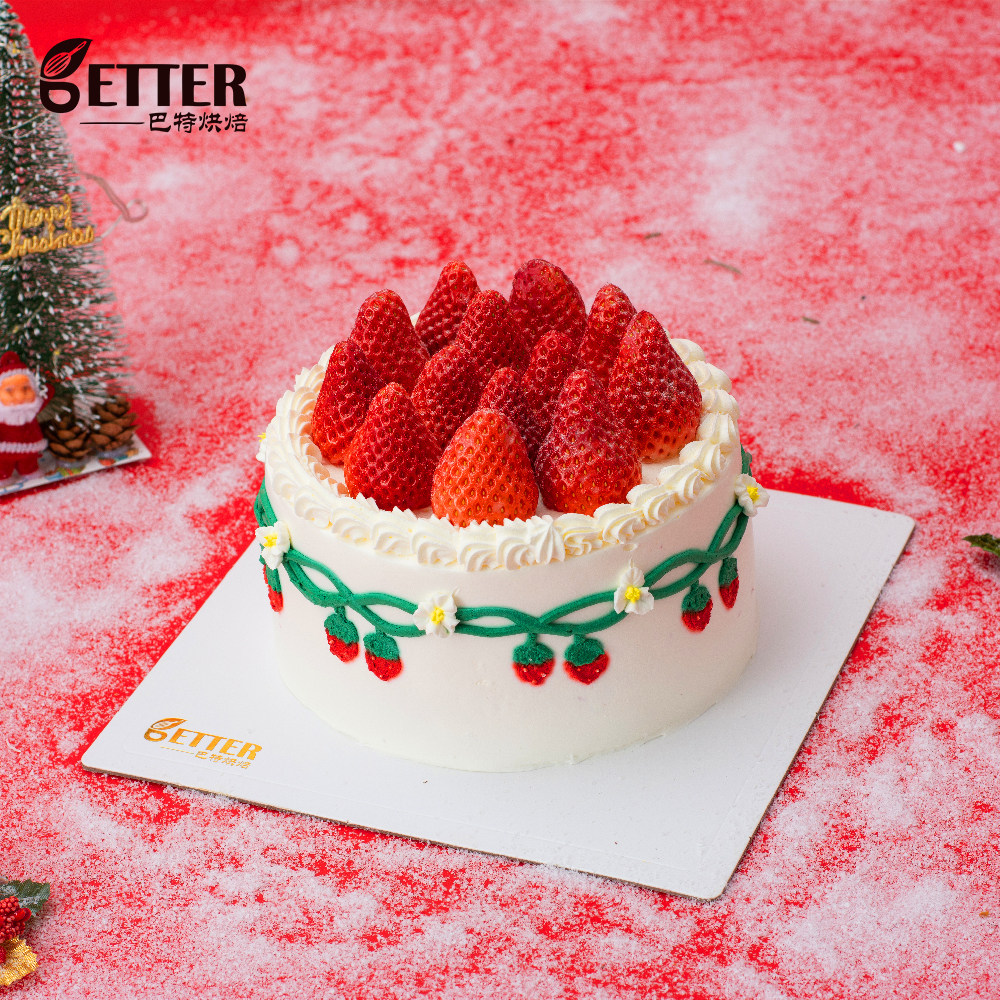 新鲜草莓动物奶油经典生日蛋糕水果天然奶油蛋糕青岛同城配送,淘宝优惠券,粉丝福利购,淘宝优惠卷