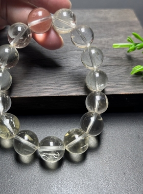 天然水晶手串紫水晶利姆利亚兔毛水晶胶花啊赛海蓝宝锦鲤黄铜水晶