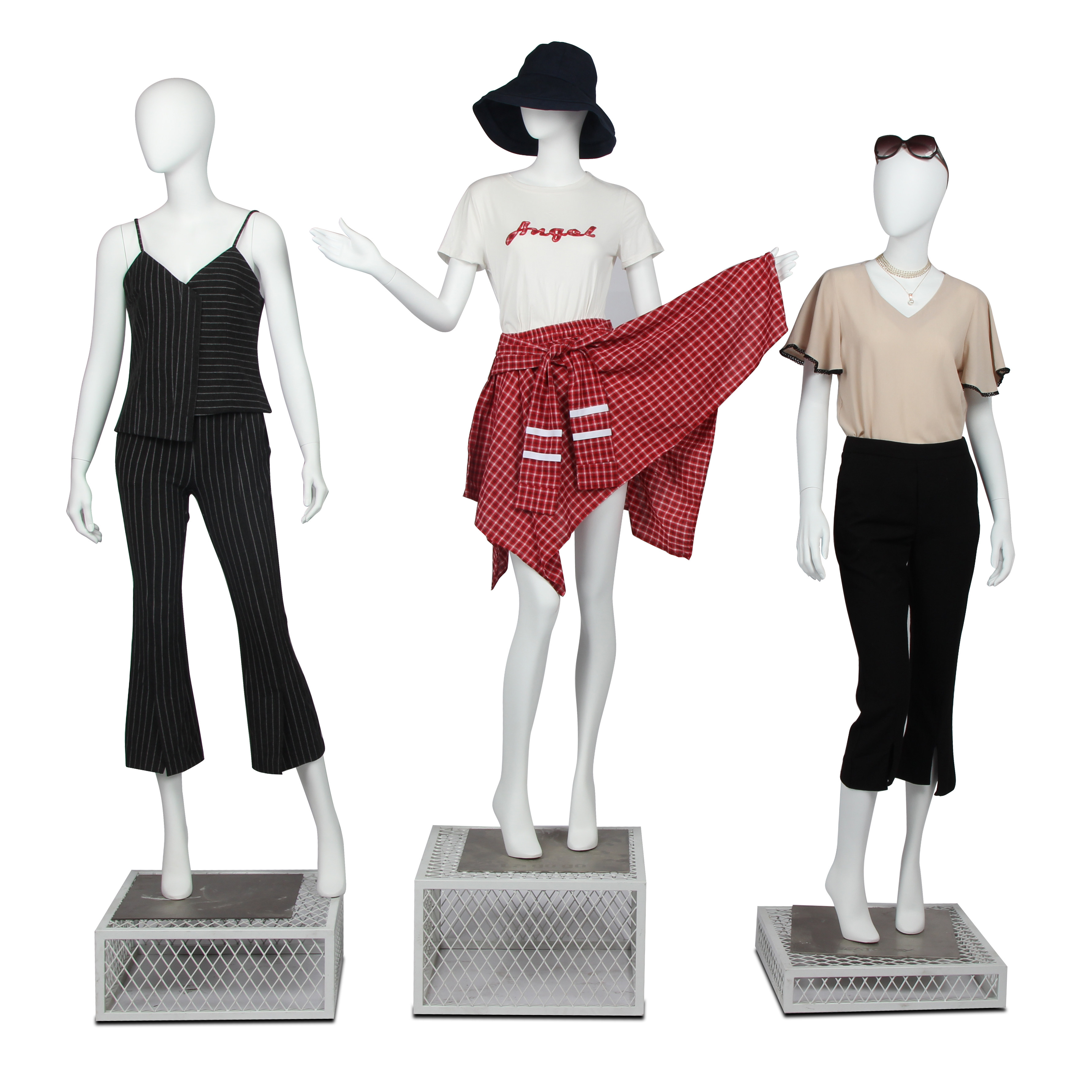 哑光白高品质女全身模特橱窗展示婚纱摄影品牌服装店韩版假人模特