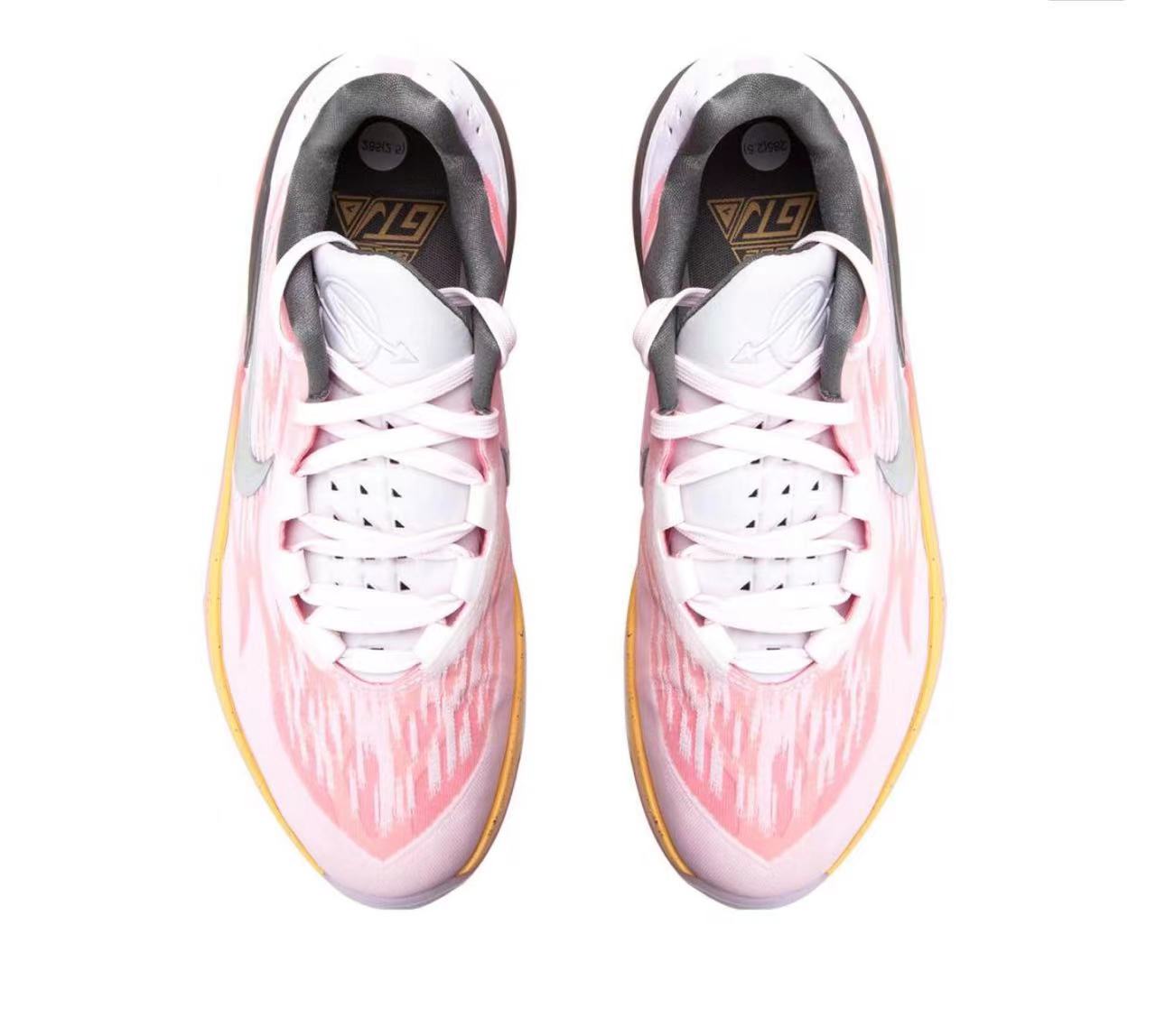 耐克Nike Air Zoom GT Cut2粉色乳腺癌 耐磨低帮篮球鞋FV4144-001 - 图1