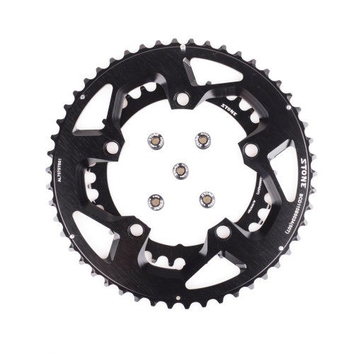 STONE BCD110五爪曲柄功率计用变速齿盘50T 34T rotor fsa sram-图3