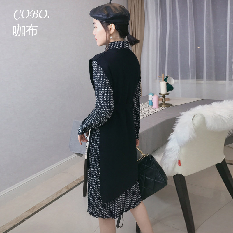 咖布高阶叠搭!超美车厘子红针织衫 咖布服饰连衣裙