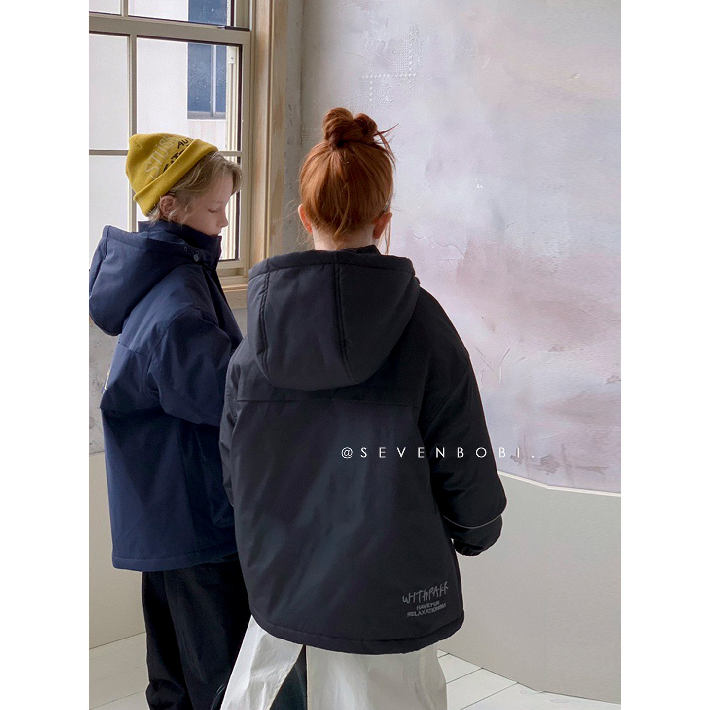 【亲子】柒号童仓女童韩版冲锋衣防风棉服冬装新儿童防风工装外套,淘宝优惠券,粉丝福利购,淘宝优惠卷