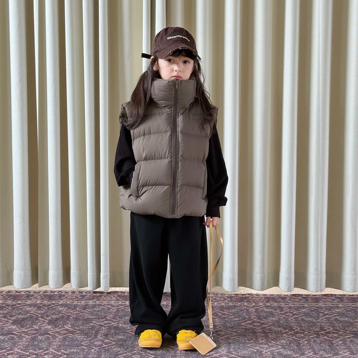 【亲子】柒号童仓女大童时尚保暖羽绒马甲冬装儿童韩版无袖外套潮,淘宝优惠券,粉丝福利购,淘宝优惠卷