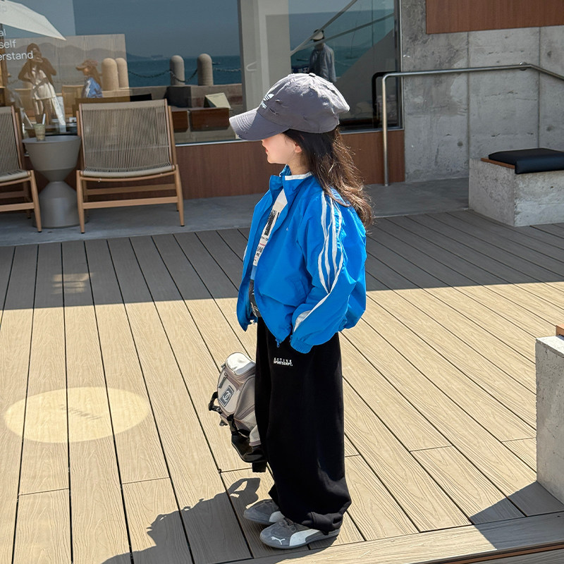 柒号童仓女大童时尚休闲百搭外套秋装新款儿童洋气运动上衣小风衣,淘宝优惠券,粉丝福利购,淘宝优惠卷