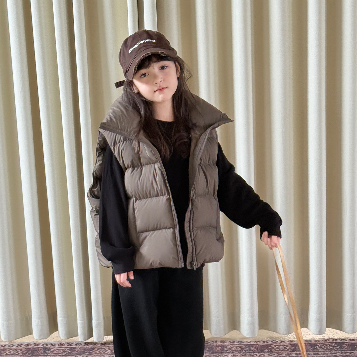 【亲子】柒号童仓女大童时尚保暖羽绒马甲冬装儿童韩版无袖外套潮,淘宝优惠券,粉丝福利购,淘宝优惠卷