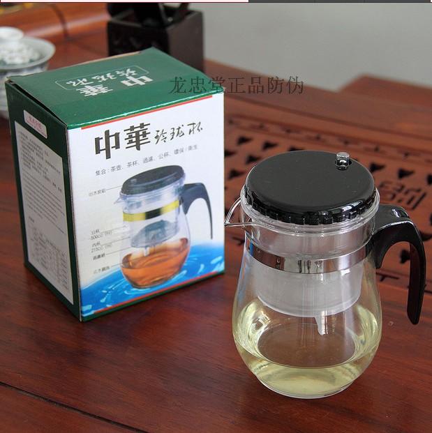 新款飘逸杯拆洗泡茶壶过滤功夫玻璃茶具台湾泡花草茶杯冲茶器包邮 - 图0