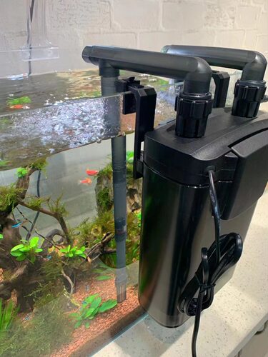 雅柏EX120鱼缸过滤桶伊利EX-500小型过滤器动力带滤材净水WAWE680 - 图2