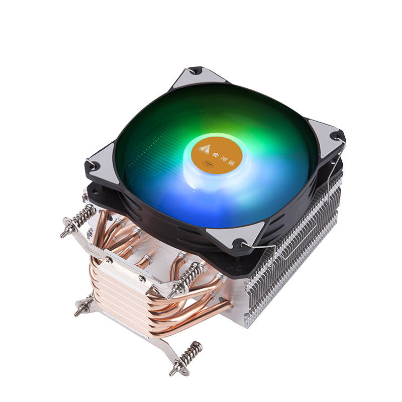 金河田寒冰塔S06加强版电脑主机箱6热管塔式CPU散热器风扇发光 - 图0