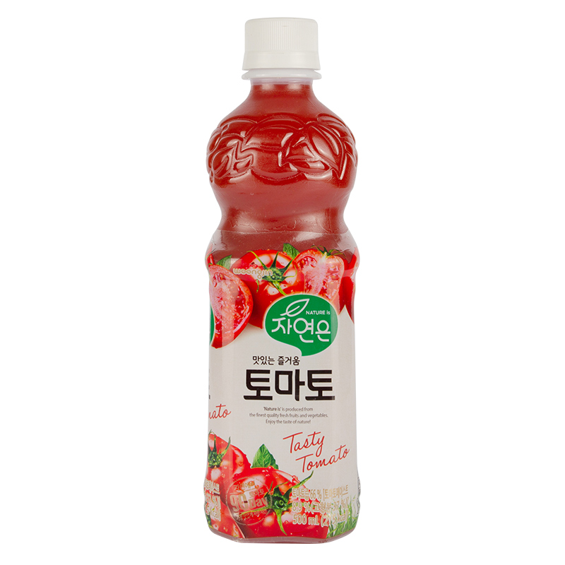 韩国进口熊津番茄汁果味饮料 西红柿汁500ml/瓶 酸甜果味休闲饮料 - 图3