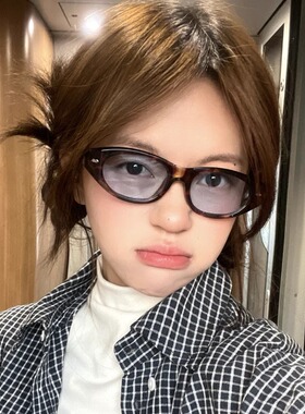 韩版时尚新款猫眼太阳镜女潮网红个性拍照遮阳墨镜防紫外线显脸小