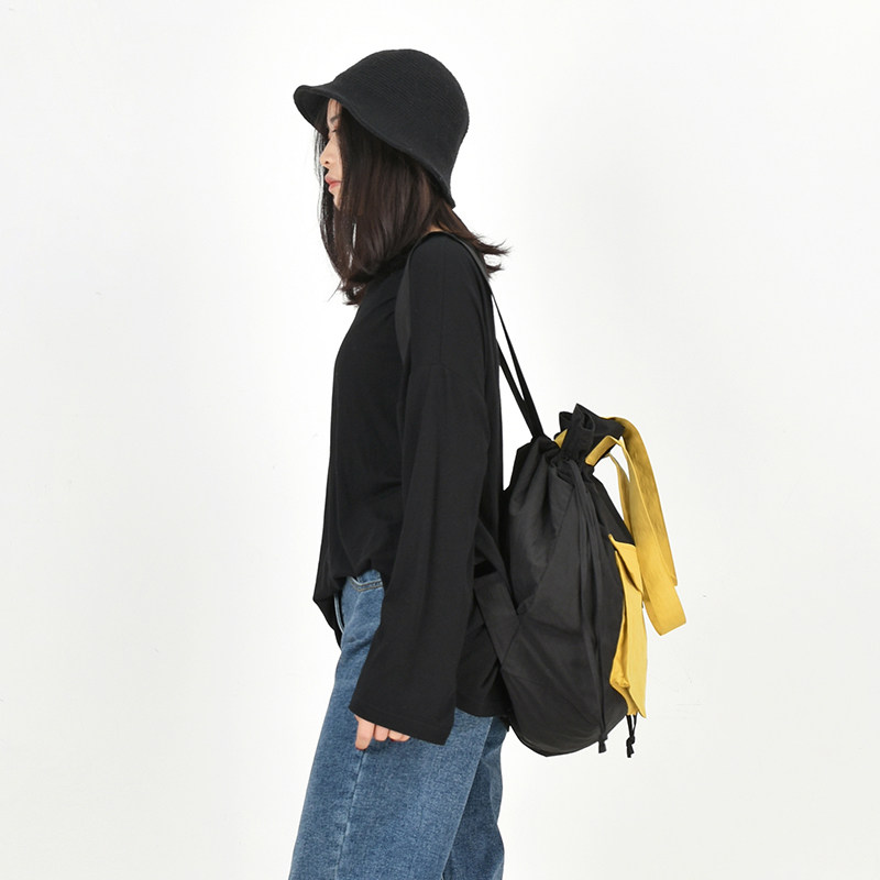 澄心女子原创撞色大容量休闲单肩包新品时尚工装背包女双肩两用包,淘宝优惠券,粉丝福利购,淘宝优惠卷