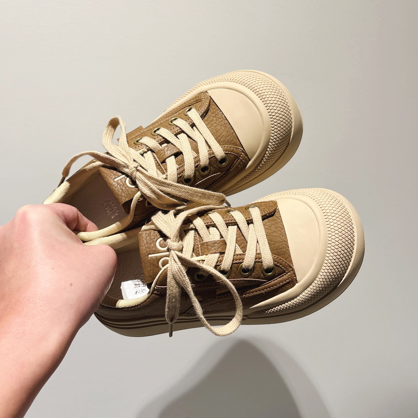 4CM增高~MONA娃娃头厚底休闲板鞋春新款配堆堆袜运动鞋学生女鞋子,淘宝优惠券,粉丝福利购,淘宝优惠卷