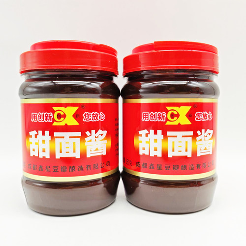 创新甜面酱350g*24瓶整箱重庆杂酱面酸辣粉卤肉卷美味烤鸭蘸酱 - 图0