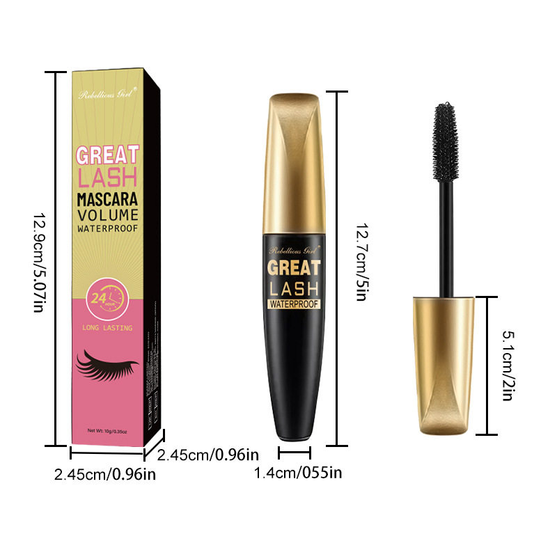 Rebellious Girl彩妆防泼水防汗不晕染不脱妆纤长卷翘浓密睫毛膏,淘宝优惠券,粉丝福利购,淘宝优惠卷