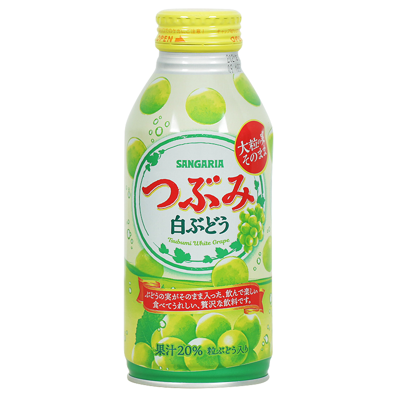 日本进口SANGARIA桑戈利亚20%果汁饮料葡萄果肉饮品高颜值380g - 图3