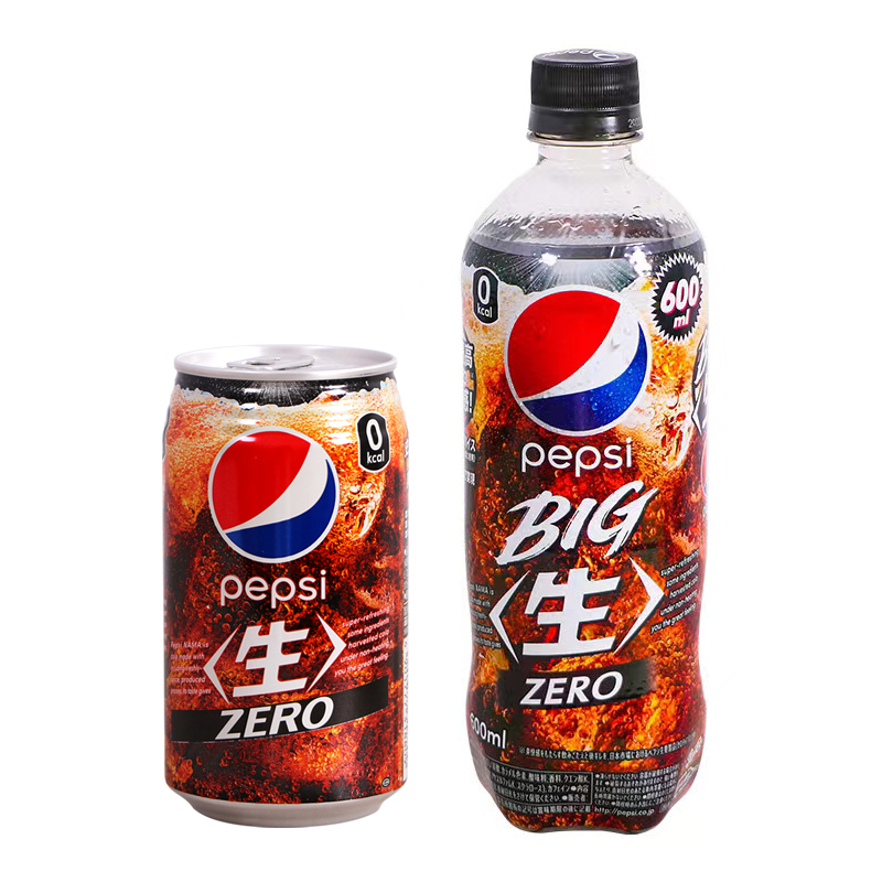 日本进口pepsi百事柠檬生可乐BIG零度可乐无糖碳酸汽水饮料易拉罐 - 图3