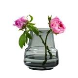 Дымо серая стеклянная ваза