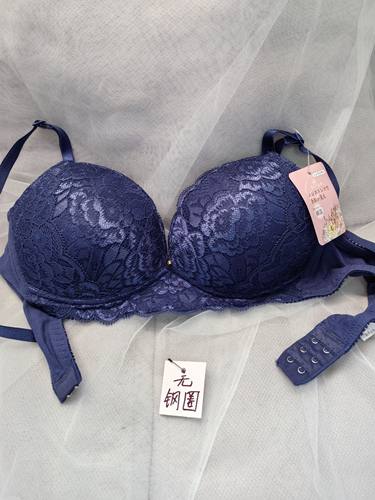 M34BL36BLL38B3XL40B文胸无钢圈聚拢蕾丝无插垫81 - 图0