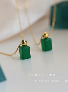 小z优品香水钛钢礼物简约项链