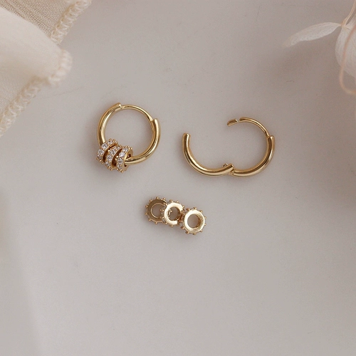 Изысканные сексуальные серьги, двойное ношение, серебро 925 пробы