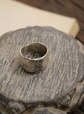 【99足银戒指-纯手工女饰品对戒