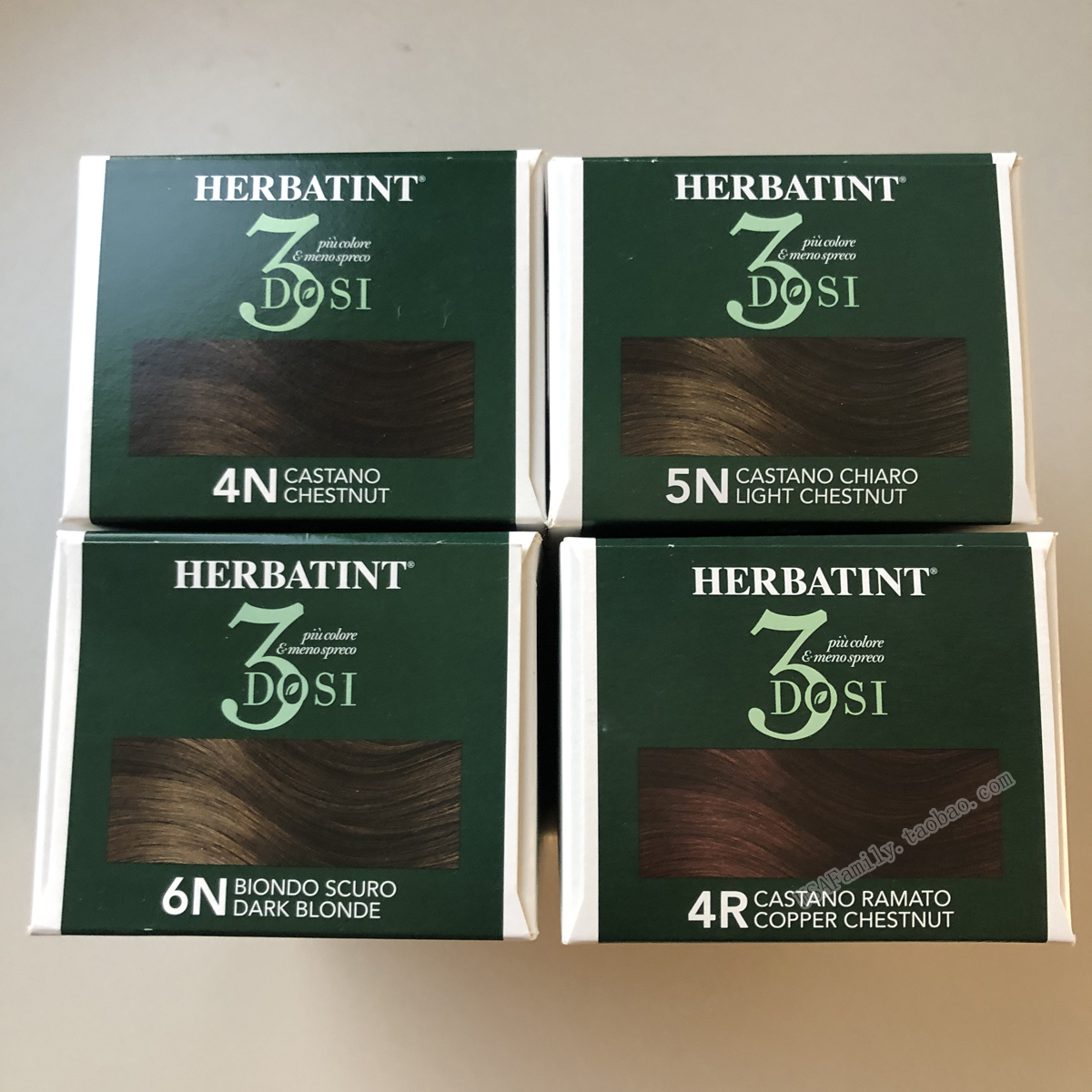 现货 意大利正品Herbatint天然植物染发剂遮白发 无氨加量装300ml - 图2