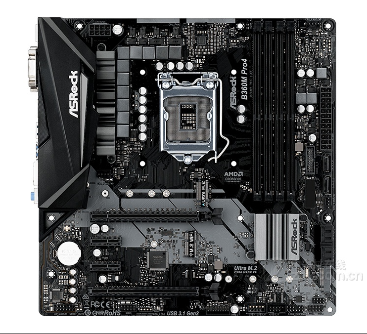 ASROCK/华擎科技 Z370M Pro4 B360M华擎 Z370 Z390保一年成色好-图3