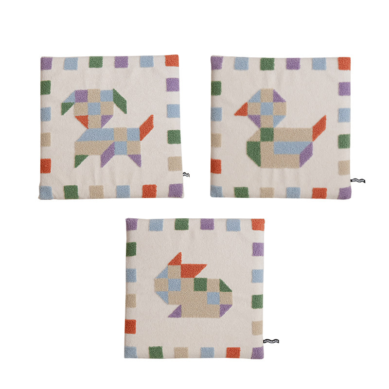 Childlike artist's original bean dining chair cushion cushion bay window cushion removable and washable slow rebound