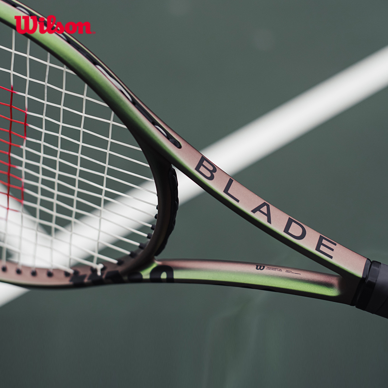 wilson威尔胜网球拍新款blade V8威尔逊男女全碳素极光专业网球拍-图1