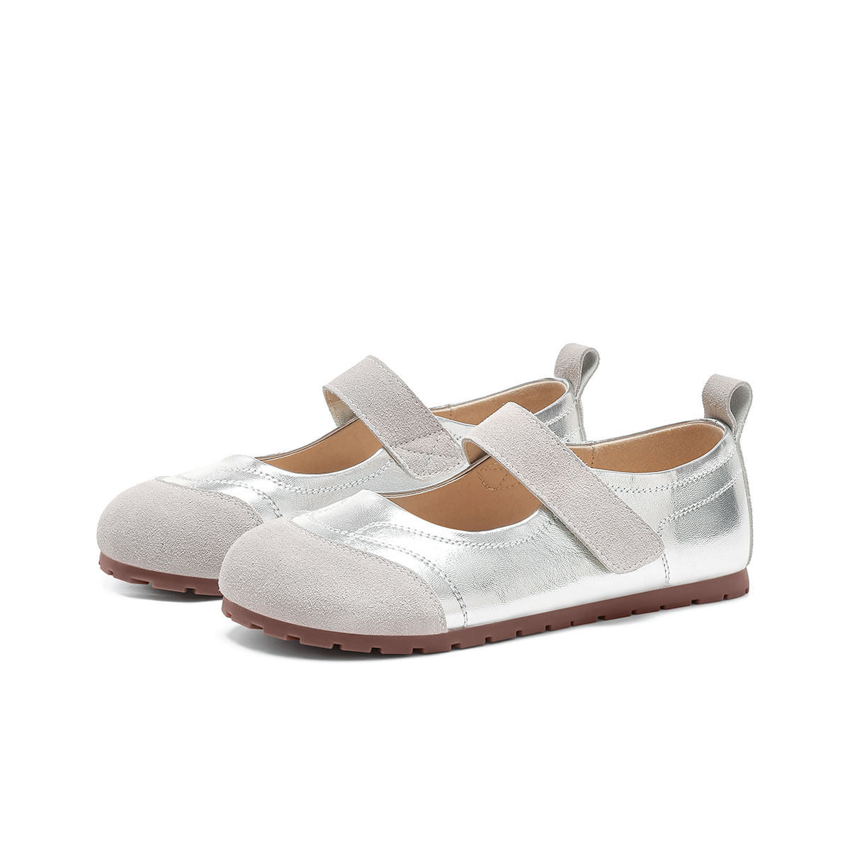 St&Sat/星期六春秋圆头勃肯鞋平底魔术贴玛丽珍鞋女SSC2111C8Q,淘宝优惠券,粉丝福利购,淘宝优惠卷