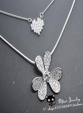 欧单INS高级微镶工艺3长项链