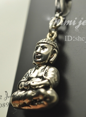 丹麦禅意佛像钥匙扣挂坠