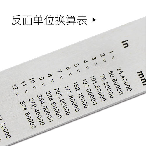 得力直尺不锈钢塑料透明尺子学生办公绘图测量刻度清晰各规格 - 图2