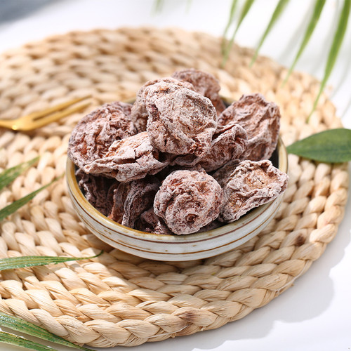 上海哈卡食品甘甜话梅皇大颗粒甘草话梅干偏甜好吃蜜饯城隍庙商店 - 图1