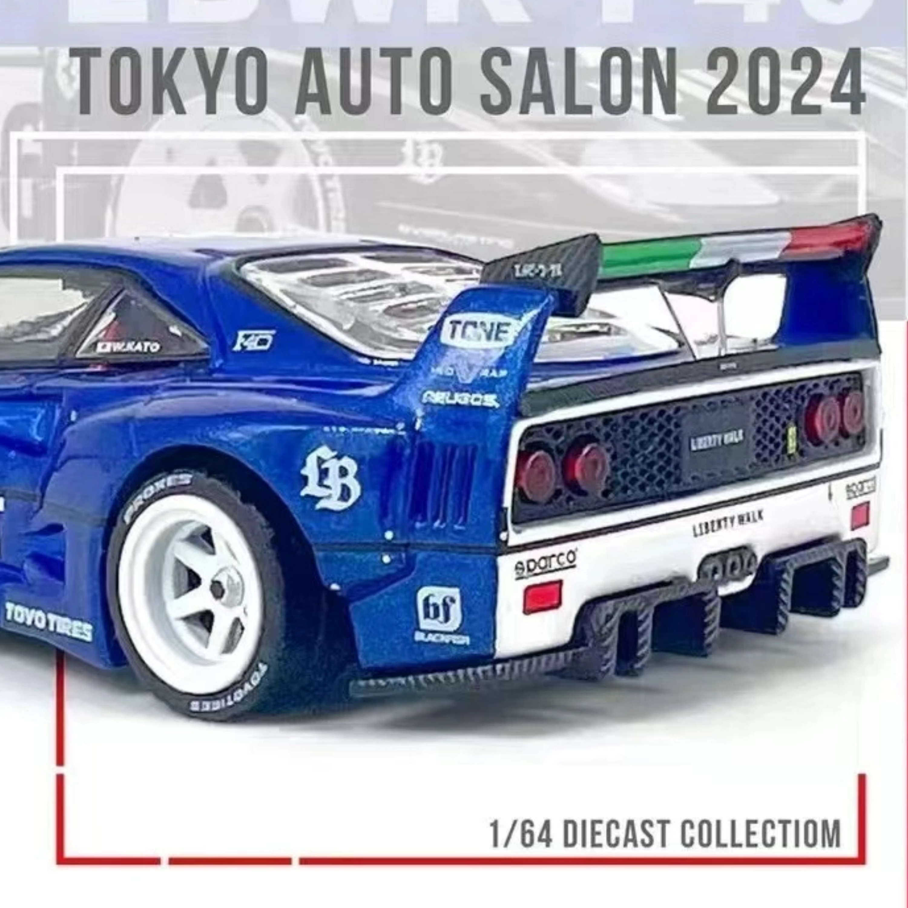 24年7月预INNO1:64法拉利F40TOKYO AUTO SALON合金汽车模型2024-图2