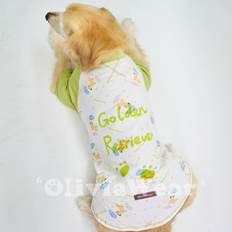 原创满印金毛 新品夏季超薄纯棉透气防尘柔软宠物T恤大狗金毛衣服,淘宝优惠券,粉丝福利购,淘宝优惠卷