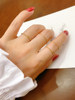 Korean authentic popular 14k gold ring gold