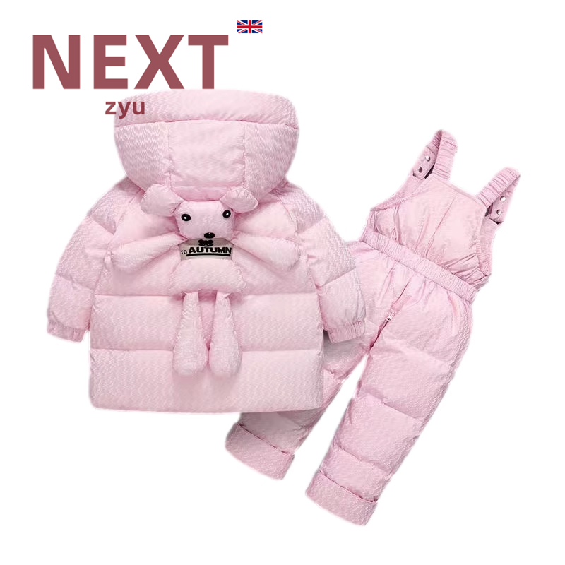 英国NEXT ZYU官方正品宝宝羽绒服男女童套装1-3岁婴幼儿冬装外套