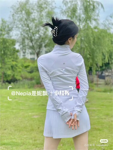 国现lulu Define Jacket 露露 经典瑜伽运动休闲修身外套长袖夹克 - 图1