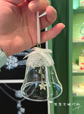 代购 SWAROVSKI施华洛世奇糖果铃铛圣诞钟水晶挂件