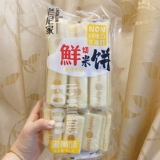 Lao Nijia Fresh Rice Cake Milk Flavor Alavor Acklk Flavor Не -лифрированные пышные продукты 300 грамм мешков для закусок снежного рисового пирога