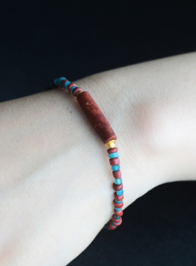 一斤钻戒高古老玛瑙18K金