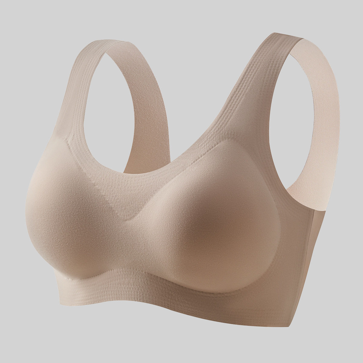 棉感无痕保暖内衣女士全固定胸罩大胸显小无钢圈秋冬美背运动文胸,淘宝优惠券,粉丝福利购,淘宝优惠卷