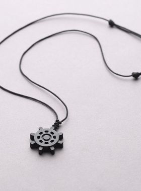 男女黑檀木吊坠文艺复古