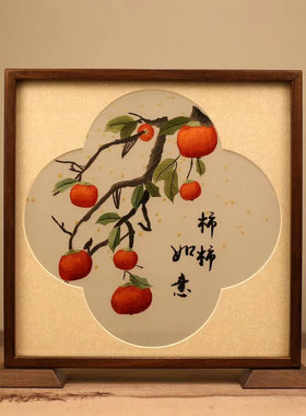 纯手工双面绣摆件小巧款