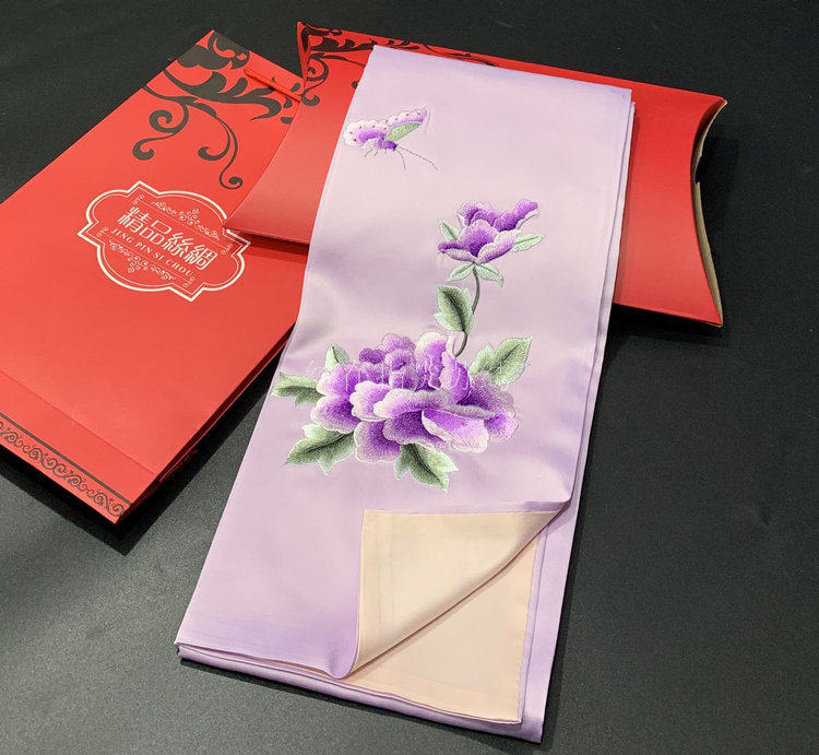 苏州丝绸真丝丝巾苏绣手工刺绣围巾中国风绣花桑蚕丝披肩围巾礼品,淘宝优惠券,粉丝福利购,淘宝优惠卷