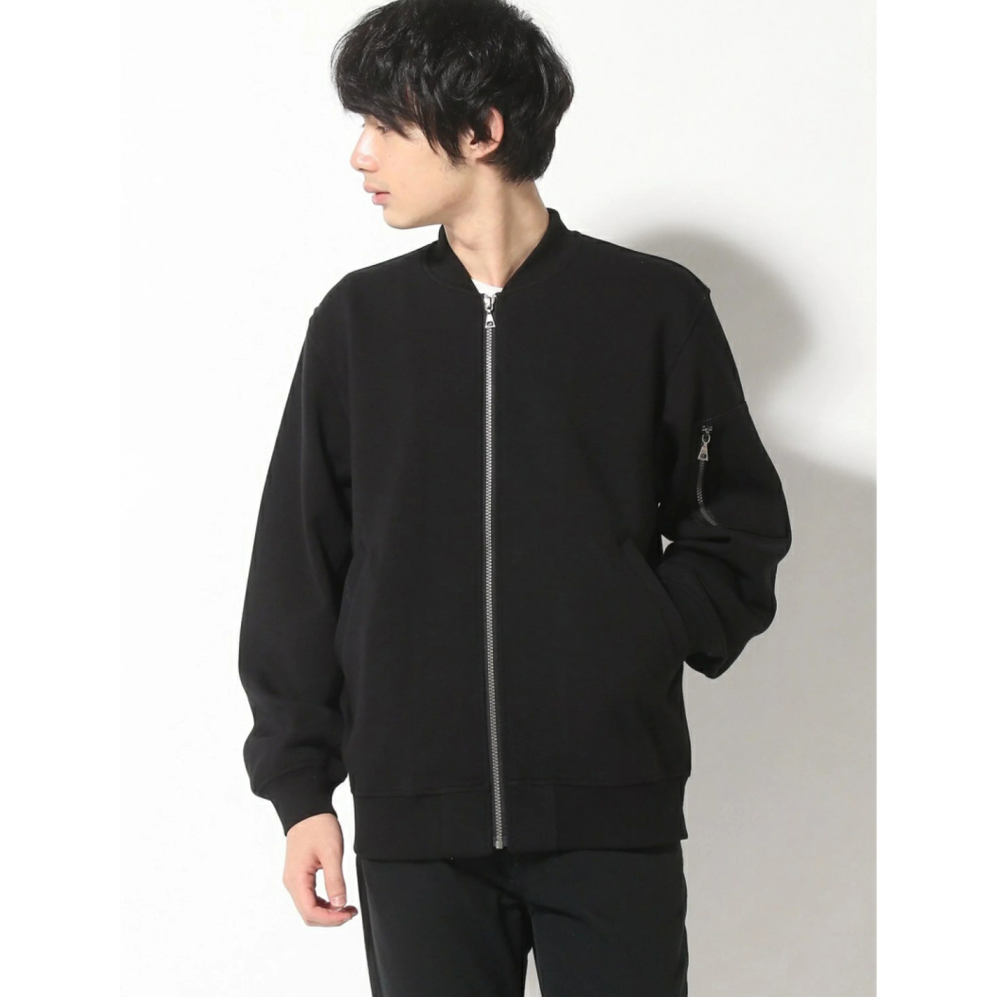 日单gw秋冬新款时尚休闲罗纹领口袋棒球服飞行夹克外套男女31647,淘宝优惠券,粉丝福利购,淘宝优惠卷