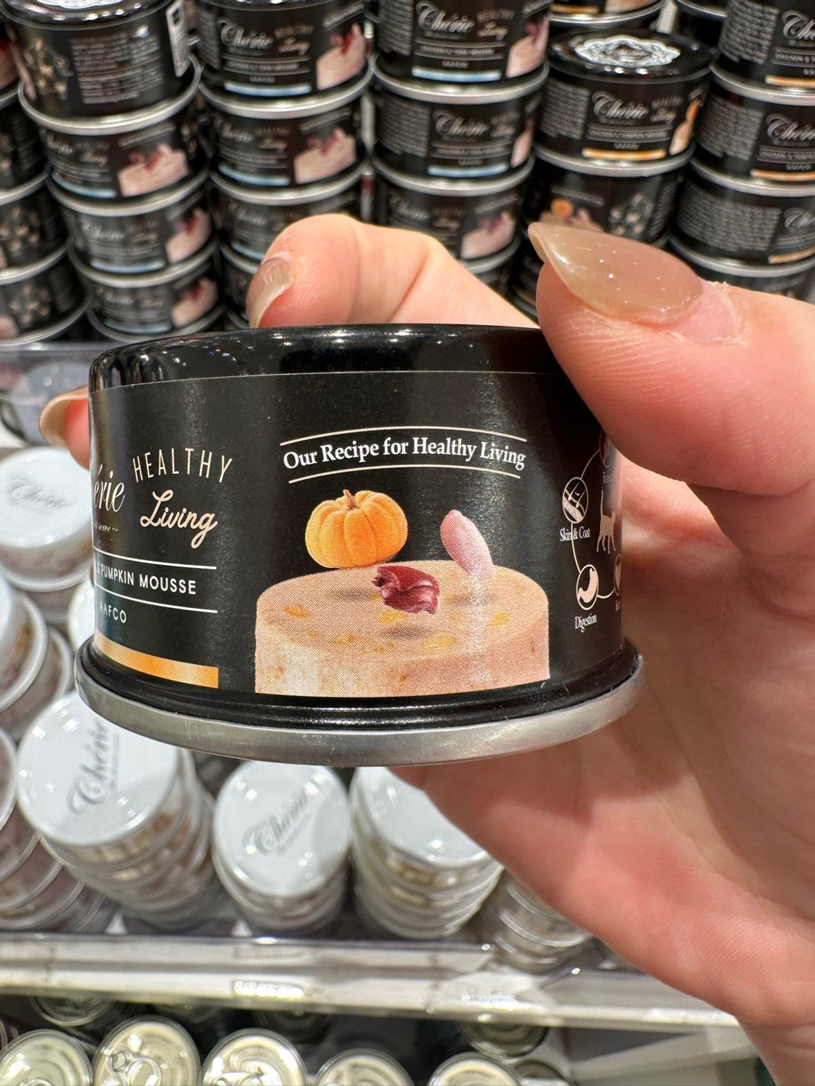 港购 台湾Cherie經典慕絲貓主食罐(雞肉+南瓜)80g,淘宝优惠券,粉丝福利购,淘宝优惠卷